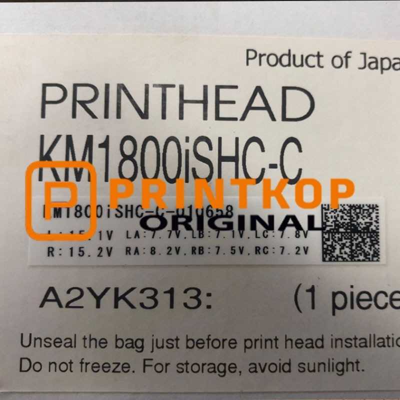 Konica KM1800i SHC-C Printhead