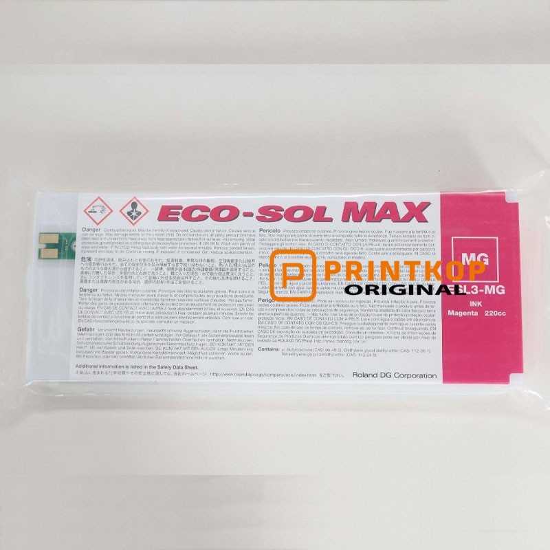 Roland Eco-Sol MAX Ink 220ml ESL3-MG Magenta Original OEM Cartridge