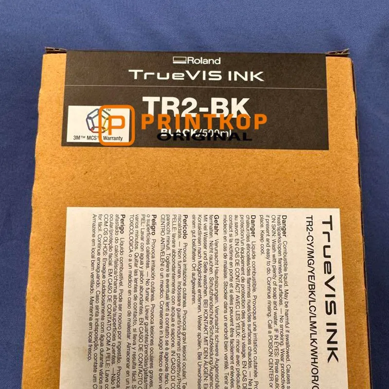 Roland TrueVIS TR2 Black Ink 500ml TR2-BK Genuine Original Eco-Solvent Ink