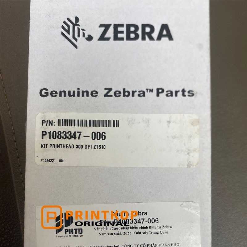 Zebra ZT510 Printhead (300 DPI) P1083347-006 – Genuine Zebra Replacement
