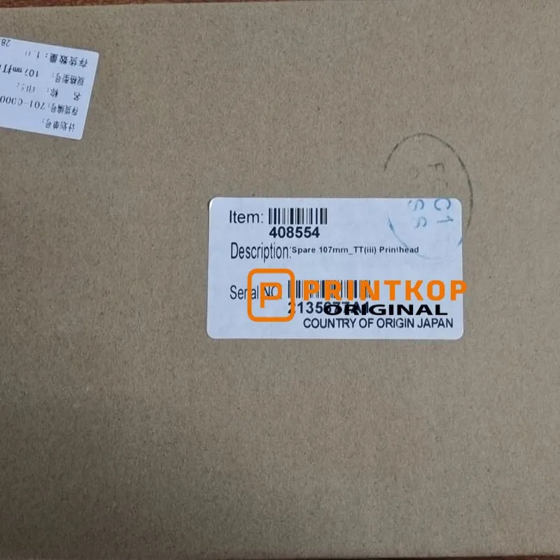 Videojet 6530 107mm 300 DPI Printhead 408554 Genuine OEM New Sealed