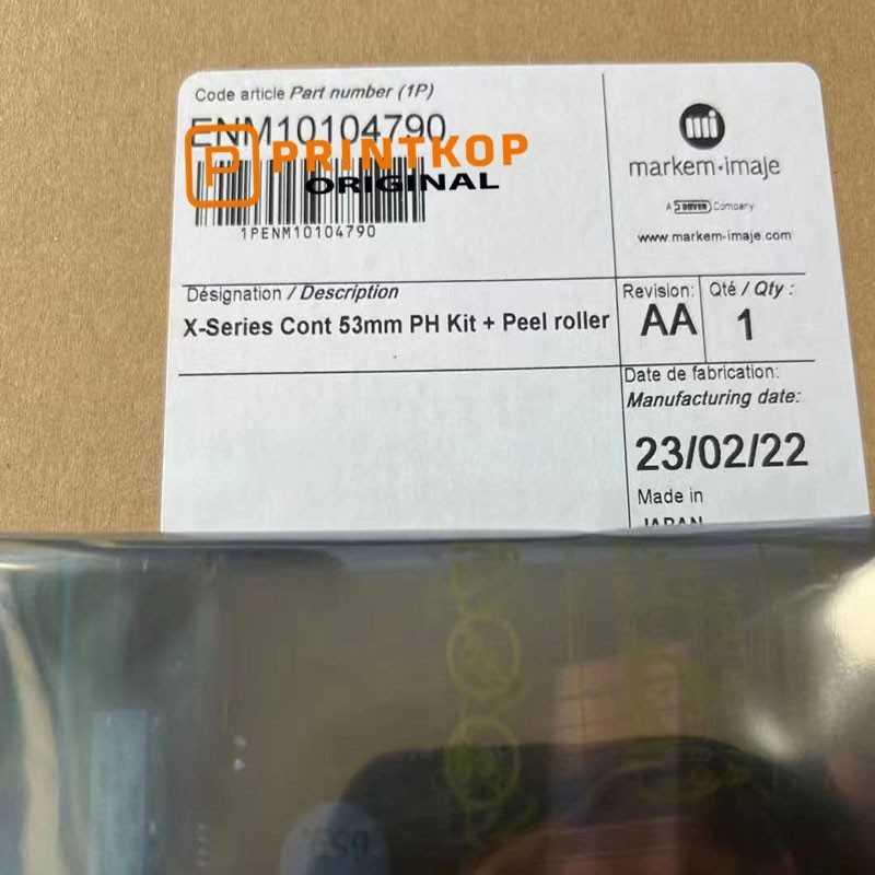 Markem-Imaje X40 Printhead ENM10104790 53mm OEM New Sealed Factory Packaging