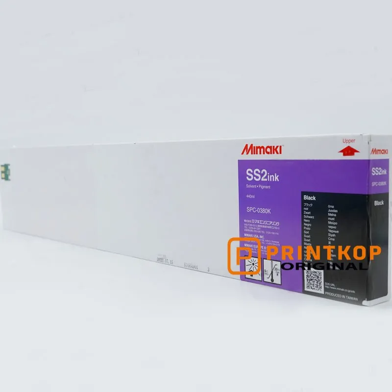 Mimaki SS2 Solvent Ink Cartridge 440ml Black SPC-0380K