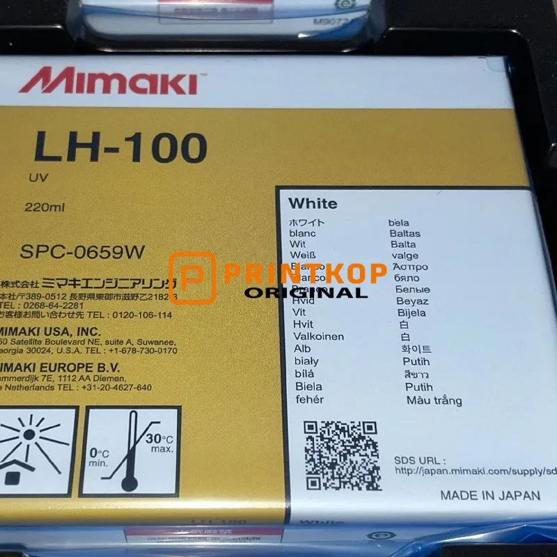 Mimaki LH-100 Yellow 600ML - SPC-0597Y